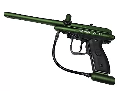 Green Spyder Victor Paintball Gun & Barrel Vertical Feed Neck New Orings Fre Shp • $54.95