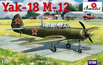 A-Model 72198 Yakovlev Yak-18M-12 1:72 Aircraft Model Kit • £13.95