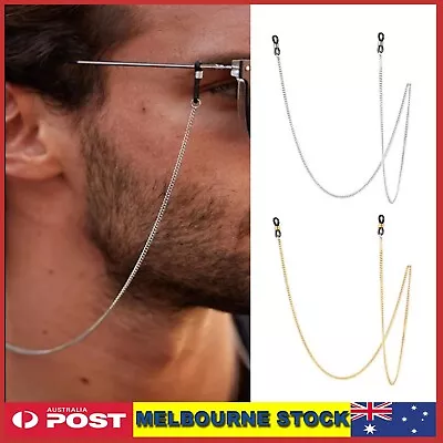 $3.99 • Buy Sunglasses Eyewear Reading Glasses Metal Chain Band Neck Cord Holder Steel Strap