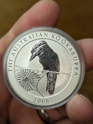 2008 $5 Dollar Australia Kookaburra 1 Oz 999 Silver Coin - #F210 • $36