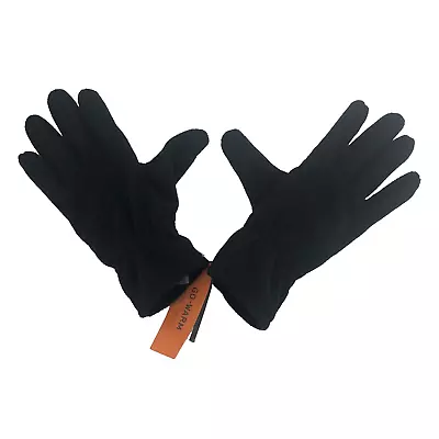 Old Navy Text-Friendly Fleece Gloves Black Size L-XL Go-Warm Go-Dry Active NEW • $9.99