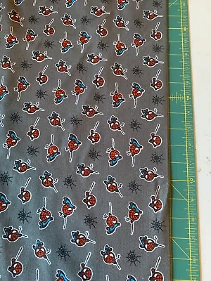 $7 • Buy Marvel Spiderman By The 1/2 Yard Cotton Flannel Fabric