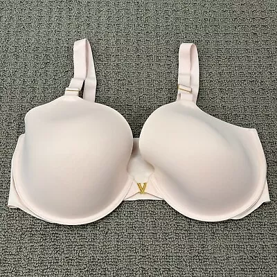 Victorias Secret Bra 38DD Pink Lightly Lined Front Closed Love Cloud • $19.95