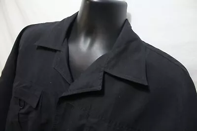 Veezo Wear Men's XL Black Button Up Shirt 100% Polyester S/S • $9.99