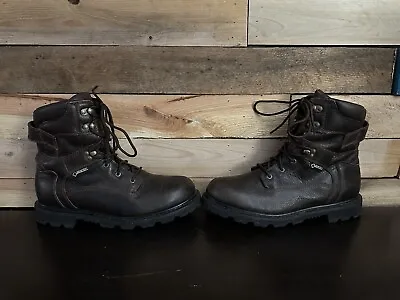 Cabelas Mens Brown Leather Gore-Tex Boots Size 10.5 • $29.99