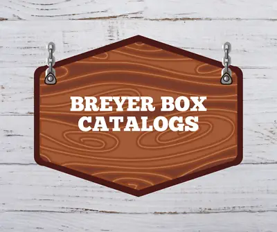 Assorted Breyer Box Catalogs-Select The Mini-Log-Breyer Accessories • $1.08