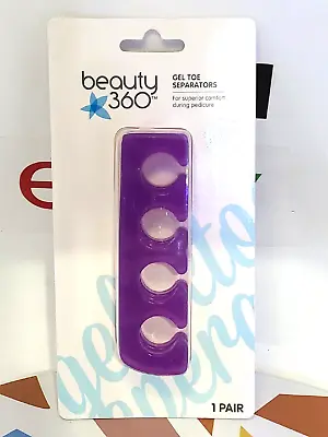 Beauty 360 Gel Toe Separators In Purple ~ FREE SHIPPING- GREAT DEAL 👍  • $6.98