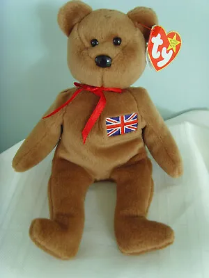 £3.99 • Buy TY Britannia The Bear Beanie Baby - 1997 UK Exclusive. Made In Indonesia 