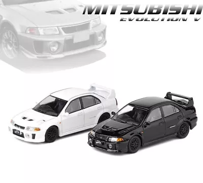 JKM 1:64 Mitsubishi Lancer Evolution 5 Diecast Metal Model Car Collection New • $11.98