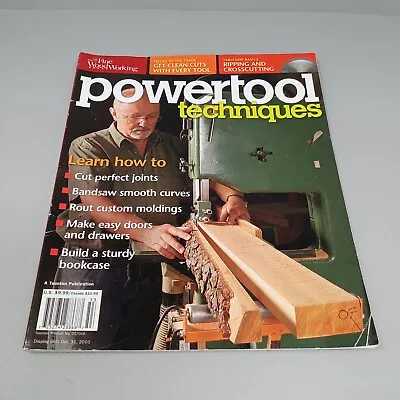 The Best Of Fine Woodworking Magazine 2010 Power Tool Techniques • $4.53