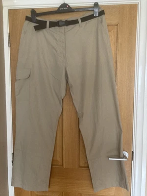 £8.99 • Buy  Peter Storm Womens Walking/ Hiking Cargo Trousers Size UK 18 Beige