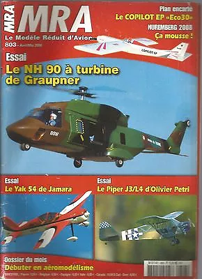 Mra N°803 Plan: Le Copilot Ep   Eco30  / Le Nh 90 A Turbine / Le Yak 54 / Piper • $5.40