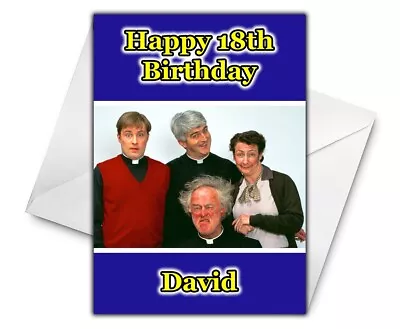 FATHER TED Personalised Birthday Card - Father Ted Greetings Card - Father Ted • £2.99