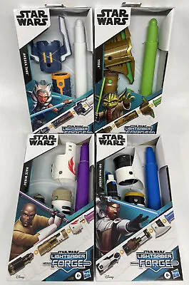  Star Wars Lightsaber Forge Collection - Obi-Wan Kenobi Mace Ahsoka Tano Yoda • $164.37