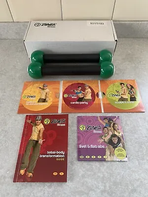 Zumba Health Fitness X2  Toning Bars Live & Flat Abs DVD Brand New Workout  • £14.99