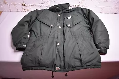 Vtg Triple Fat Goose Jacket Parka Men’s XL Green Warm Down Filled No Hooded • $39.99