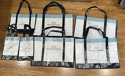 Lot Of 7 NEW Vineyard Vines Reusable Bags NWOT 3 Different Sizes • $12.99