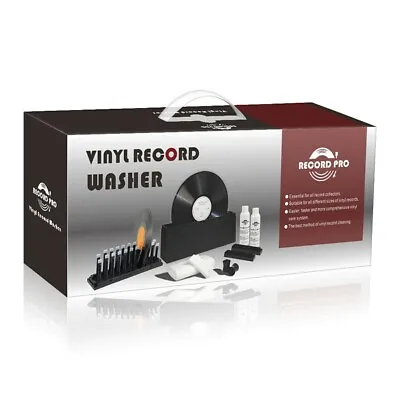 Vinyl Player Record LP Groove Washer System Cleaning Machine Turntable Clean  • $188.77