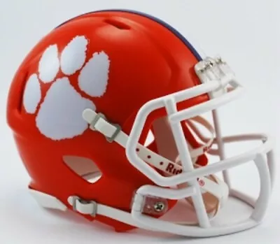 *sale* Clemson Tigers Speed Mini Ncaa Football Helmet Riddell-ship Fast! • $31.99