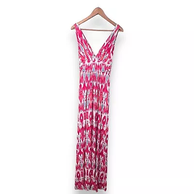 Tart Women's S Maxi Dress Multi Way Wrap Island Ikat Adrianna Resort Vacation  • $29.99