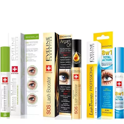 £4.99 • Buy Eveline Eyelash Serum Conditioner Lash Booster  Total Action 3in1 5in1 8in1