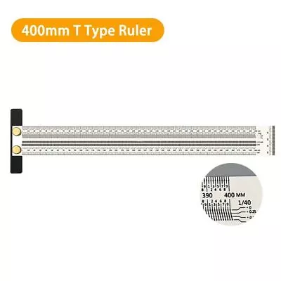 Stainless Steel T-Type Ruler Scribing Gauge Woodworking Marking Measuring Tool • $15.87