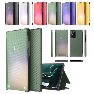 $11.46 • Buy For Samsung Galaxy Note 20 Ultra 10 9 8 Smart View Leather Flip Phone Case Cover