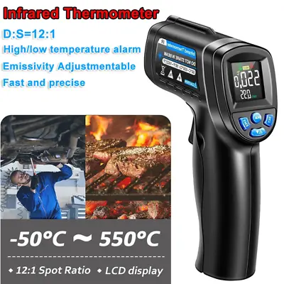 Digital Temperature Gun Pizza BBQ Food Oven Laser Sensor IR Infrared Thermometer • $24.99