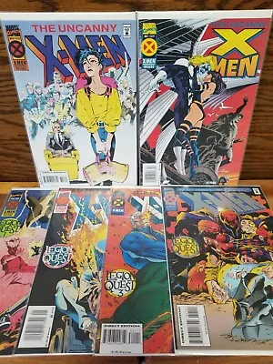 1995 MARVEL Legion Quest Set Uncanny # 320 321 / X-MEN # 40 41 + BONUS 318 & 319 • $23.26