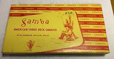 Vintage Canasta Triple Deck Playing Cards Kingsbridge By Atlantic • $20