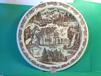 Salem/State Capitol Of  Oregon 10 3/4  Souvenir Plate Vernon Kilns (Used/EUC) • $29.99