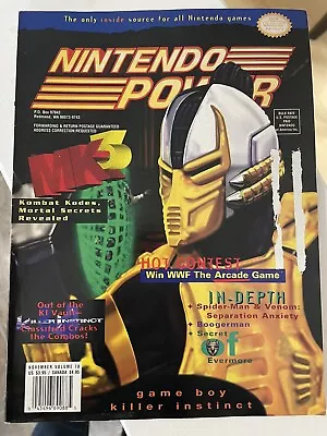 Nintendo Power Volume 78 Mortal Kombat 3 With Donkey Kong Country 2 Poster • $8.50