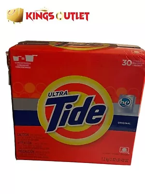 Tide HE Powder Laundry Detergent Original Scent 30 Loads 42 Ounce • $13.39