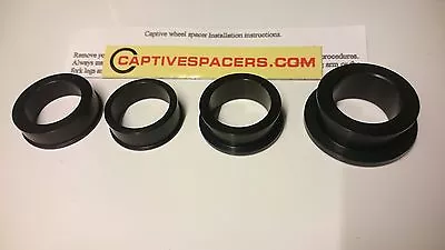 CBR1000RR CBR 1000 2008 - 16 Captive Wheel Spacers. Full Set. Black • $40.69