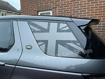 Landrover Discovery Sport Rear Window Union Jack Vinyls/decals/graphics Pair • £28