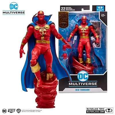 McFarlane DC Multiverse RED TORNADO DC CLASSIC Gold Label 7  Action Fig NOT MINT • $18.95