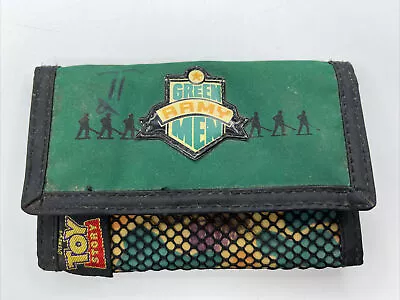 Disney Toy Story Wallet Green Army Men Camouflage Netting Tri-fold Vintage • $25