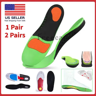 Orthotic Shoe Insoles Inserts Flat Feet High Arch Support For Plantar Fasciitis • $11.35