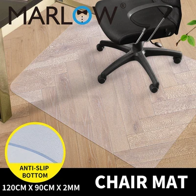 $33.99 • Buy Marlow Chair Mat Office Carpet Floor Protectors Home Room Computer Work 120X90