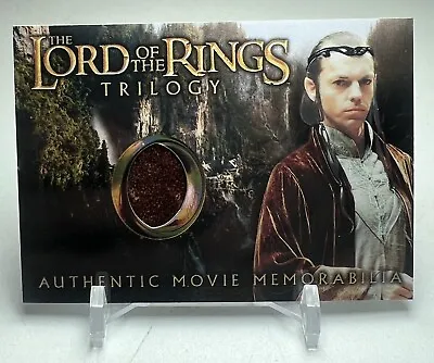 Topps Lord Of The Rings Trilogy Memorabilia Trading Card Elrond's Rivendell Robe • $34.99