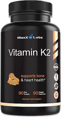 High Strength Vitamin K2-600 Mcg - Full Spectrum Vitamin K2 MK4 MK7 Vitamin.... • $69.96