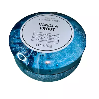 6oz Coconut Candle ‘Vanilla Frost’ • $9.99