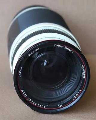 Vivitar Series 1 AF 100-400mm 4.5-6.7 Lens W/Hood Minolta Mount • $9.95