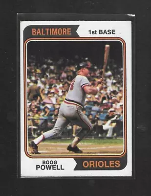 BOOG POWELL ~ 1974 TOPPS Baseball Card # 460 ~ BALTIMORE ORIOLES • $2