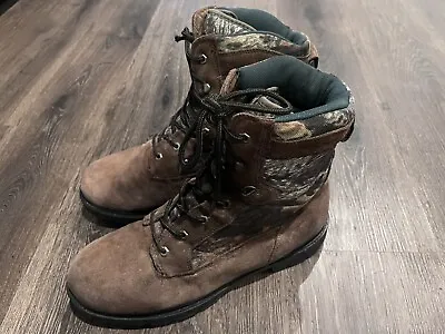 Brahma Thinsulate Insulated Camo Hunting Lace Hiking Boots Winter Mens Size 13 • $12.95