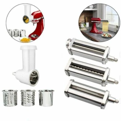 £31.08 • Buy Pasta Roller Cutter + Prep Slicer / Juicer Attachment For KitchenAid Stand Mixer