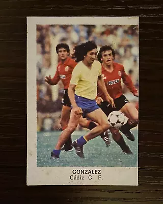 1983/1984 Magico Gonzalez Rookie Cropan Card Removed Cadiz Sticker El Salvador • $50