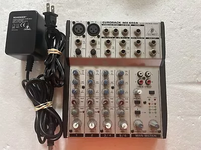 6 Channel Mixer Behringer Eurorack Mx 602a • $30