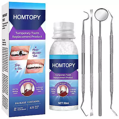 Tooth Repair Kit For Broken Teeth Tooth Repair Granules Temporary Tooth Repair • $8.99