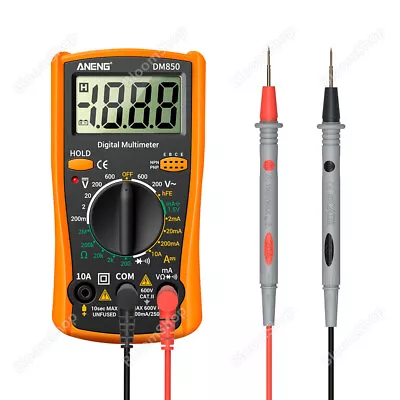 $5.90 • Buy Multimeter Test Lead Kit For  Meter Electrical Alligator Clip Probe